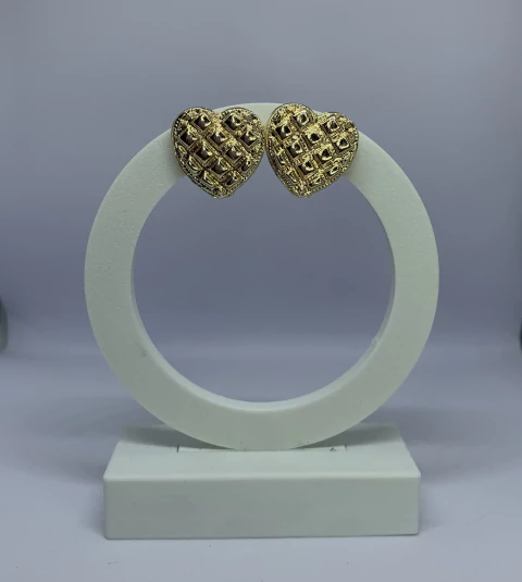 Brinco Coração Sofisticado - comprar online