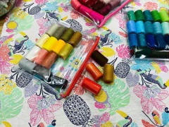 KIT COMPLETO DE BORDADO CHINO + 54 HILOS - AWAK