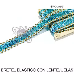 GALON BRETEL ELASTICO CON LENTEJUELA - online store