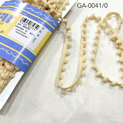 MADROÑO / PASAMANERÍA DE MINIPOMPONES