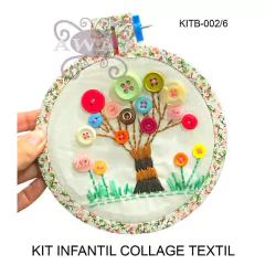 KITS COLLAGE TEXTIL INFANTIL - AWAK