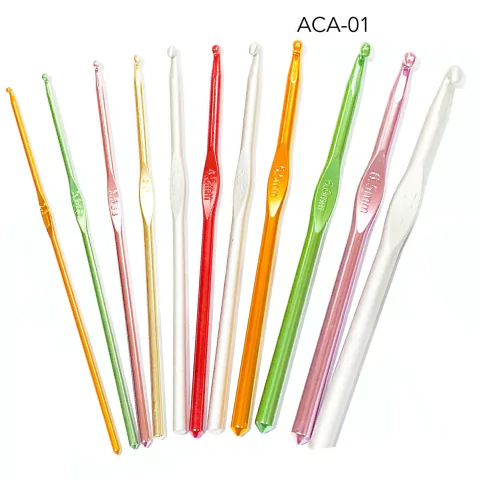 AGUJAS DE CROCHET ALUMINIO