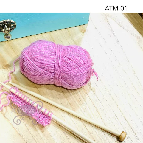 AGUJAS TRICOT PARA NIÑOS - MADERA