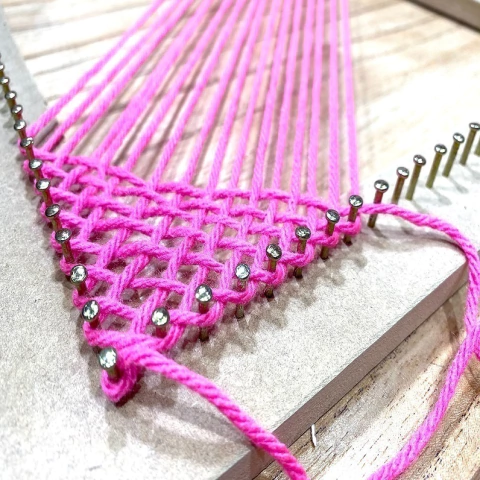 BASTIDOR CUADRADO TELAR 11 x 11 CM