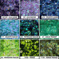 LENTEJUELAS 6 MM X10 GRS. - comprar online