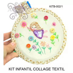 KITS COLLAGE TEXTIL INFANTIL - AWAK