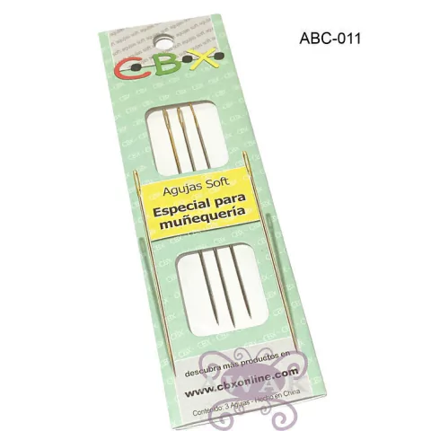 AGUJAS SOFT MUÑEQUERIA y SASHIKO