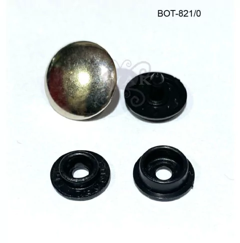 BROCHES SNAPS METALIZADO