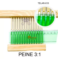 PEINE PARA TELAR 3:1