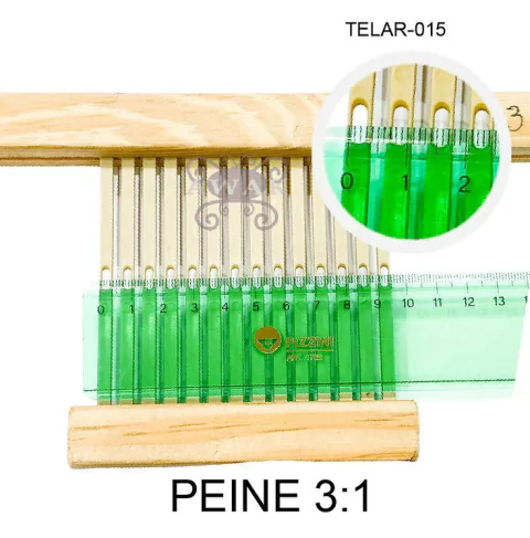 PEINE PARA TELAR 3:1