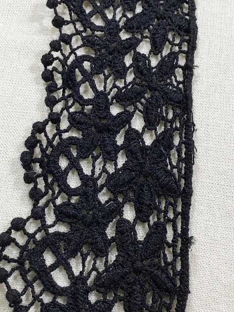 PUNTILLA BOLILLO NEGRA