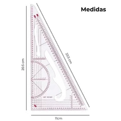 REGLA ESCUADRA CON ESCALAS - tienda online