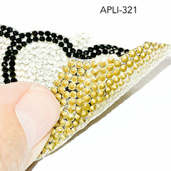 APLICACIONES DE STRASS Y TACHAS EN PLATA - comprar online