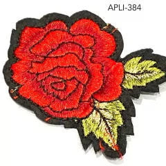 Imagen de APLIQUES FLORES PEQUEÑAS - BORDADAS