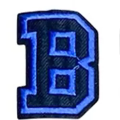 APLIQUES BORDADO LETRAS AZULES en internet