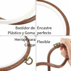 Bastidor Redondo de Goma - DMC - tienda online