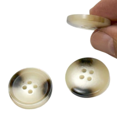 BOTÓN SASTRE MARMOLADO DE PASTA - AWAK