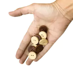 BOTÓN DE MADERA CON CÓNCAVO on internet