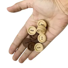 BOTÓN DE MADERA CON REBORDE en internet