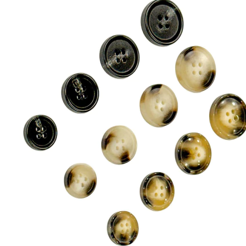 BOTÓN SASTRE MARMOLADO DE PASTA - comprar online