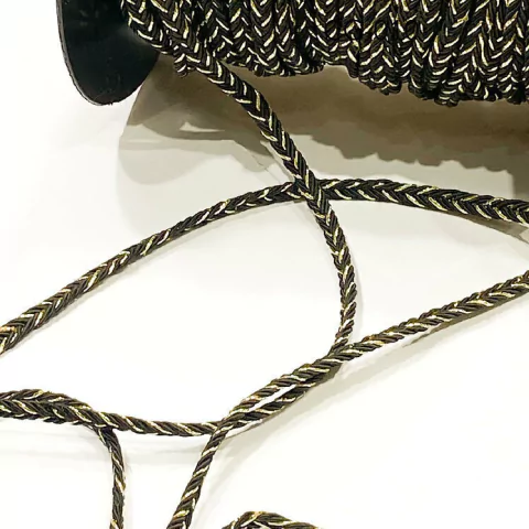 CORDÓN NEGRO - DORADO