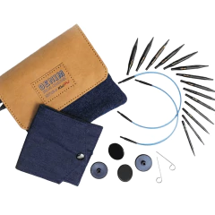 SET AGUJAS CIRCULARES MINI INDIGO DEMIN - tienda online