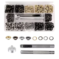 SET OJALILLOS Y PUNZÓN COLOCADOR