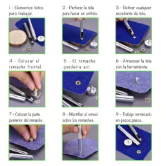 SET OJALILLOS Y PUNZÓN COLOCADOR - tienda online