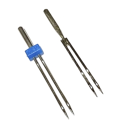 AGUJA DOBLE PARA MAQUINA - MARCA ALTERNATIVA