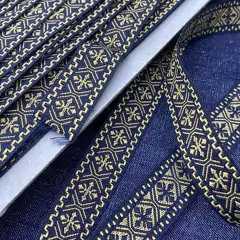 GALON AZUL Y DORADO - comprar online