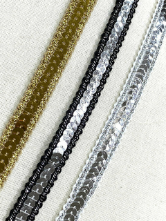 GALÓN LENTEJUELAS BORDADAS
