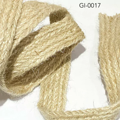 GALÓN DE YUTE - TRENZA PLANA