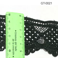 PUNTILLA GUIPURE NEGRA - comprar online