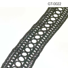 ENTREDOS GUIPURE NEGRO - comprar online