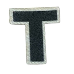 APLIQUES SUBLIMADO LETRAS NEGRAS - online store