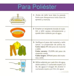 ANILINAS COLIBRI PARA POLIÉSTER - comprar online