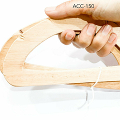 PAR MANIJAS DE MADERA PARA CARTERA - AWAK
