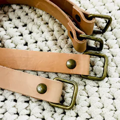 PAR MANIJAS CUERO PARA CARTERAS - tienda online