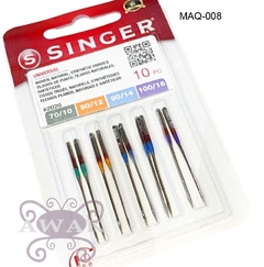 PACK SINGER 10 AGUJAS - PUNTA NORMAL