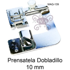 PRENSATELA DOBLADILLADOR 10 MM