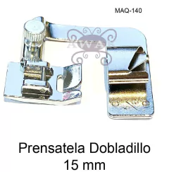 PRENSATELA DOBLADILLADOR 15 MM - comprar online