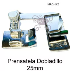 PRENSATELA DOBLADILLADOR 25 MM - comprar online