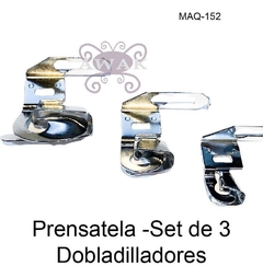 PRENSATELA SET DE 3 DOBLADILLADORES - comprar online