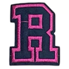 APLIQUES BORDADO LETRAS ROSAS - comprar online