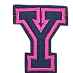 APLIQUES BORDADO LETRAS ROSAS en internet