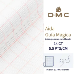 Aida con marcas DMC