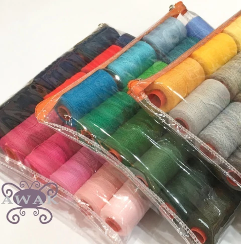 SET 18 HILOS PARA BORDADO CHINO