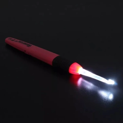 AGUJAS CROCHET CON LUZ