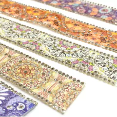 PASAMANERÍA TERMOADHESIVA CON STRAS - comprar online