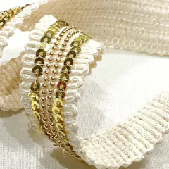 ANKARA - GALON DE LENTEJUELAS Y MINITACHAS - comprar online